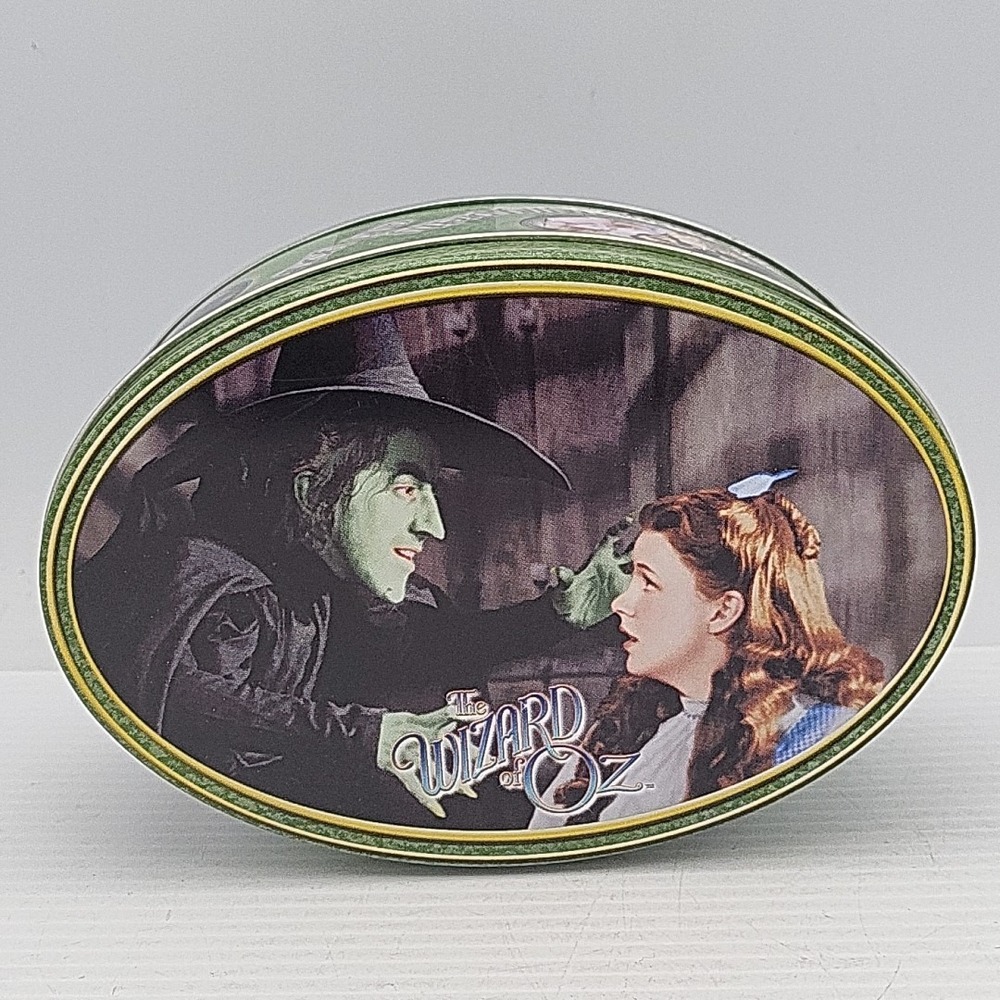 Vintage Vandor Wizard Of Oz Oval Collectible Tin Wicked Witch Dorothy China